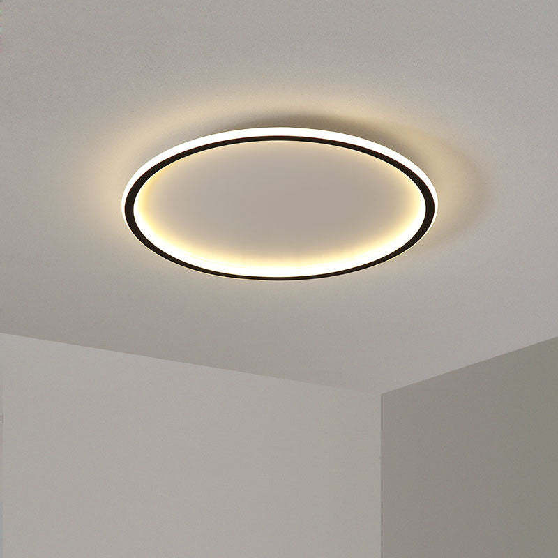 Modern LED Flush Ceiling Light  Round Design with Adjustable Brightness