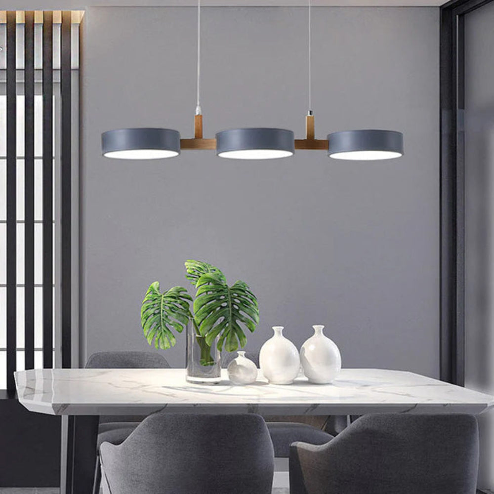 Nordic Linear Design Ceiling Pendant Light for Dining & Kitchen