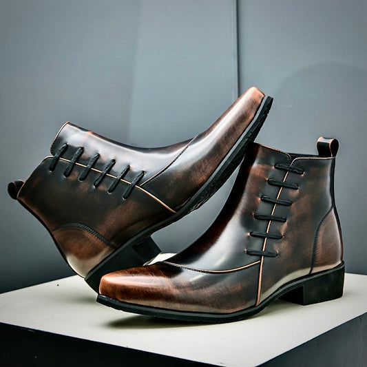 Men’s Classic Dress Boots For Formal And Smart Outfits With Sleek Design