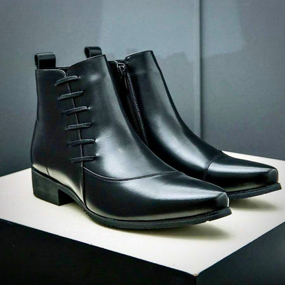 Men’s Classic Dress Boots For Formal And Smart Outfits With Sleek Design
