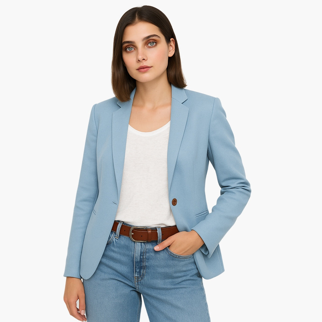 Elegant Tailored Long Sleeve Women's Blazer