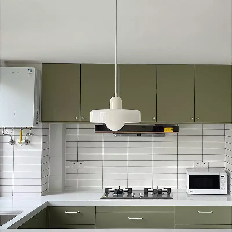 Contemporary Art Pendant Light Colored Glass Style Ceiling Lamp