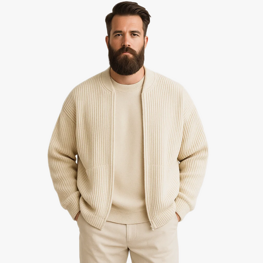 Warm Knitted Cardigan for Men