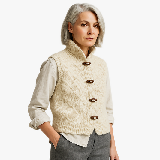 Chic Sleeveless Knit Vest for Women