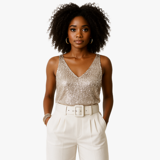 Glamorous Sequin Cami Top for Women