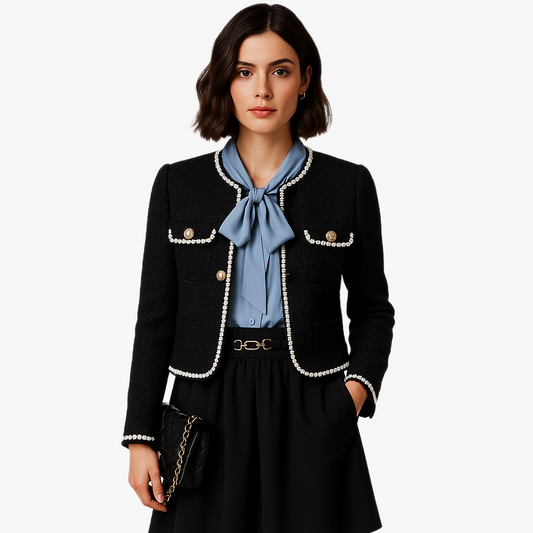 Elegant Women's Vintage Short Jacket