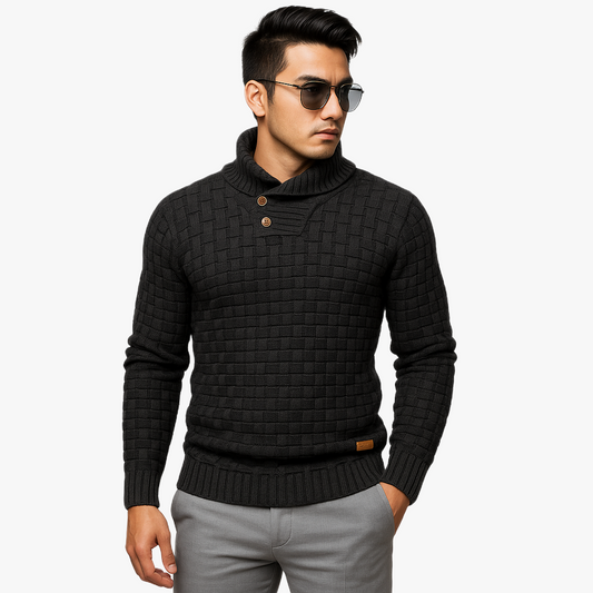 Warm Men's Knitted Sweater for All Occasions
