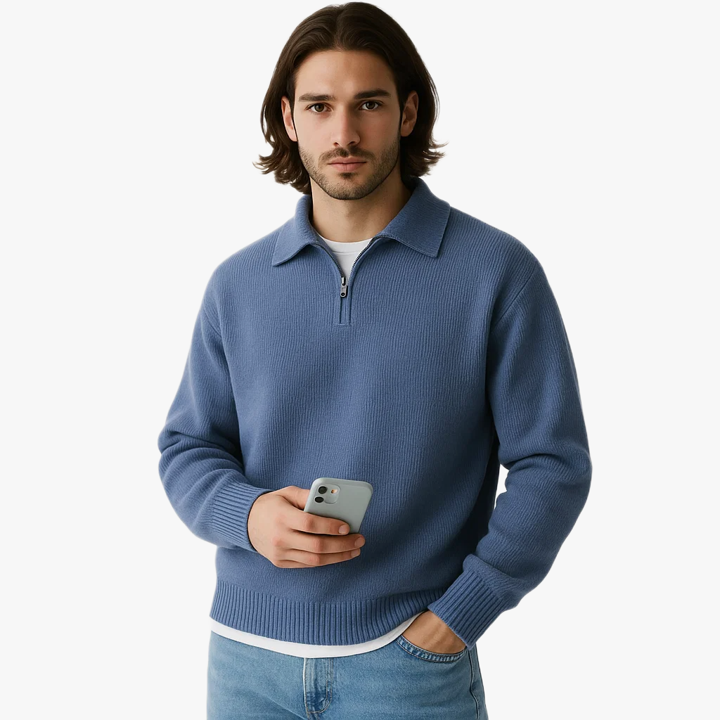 Smart Casual Long Sleeve Knit Jumper