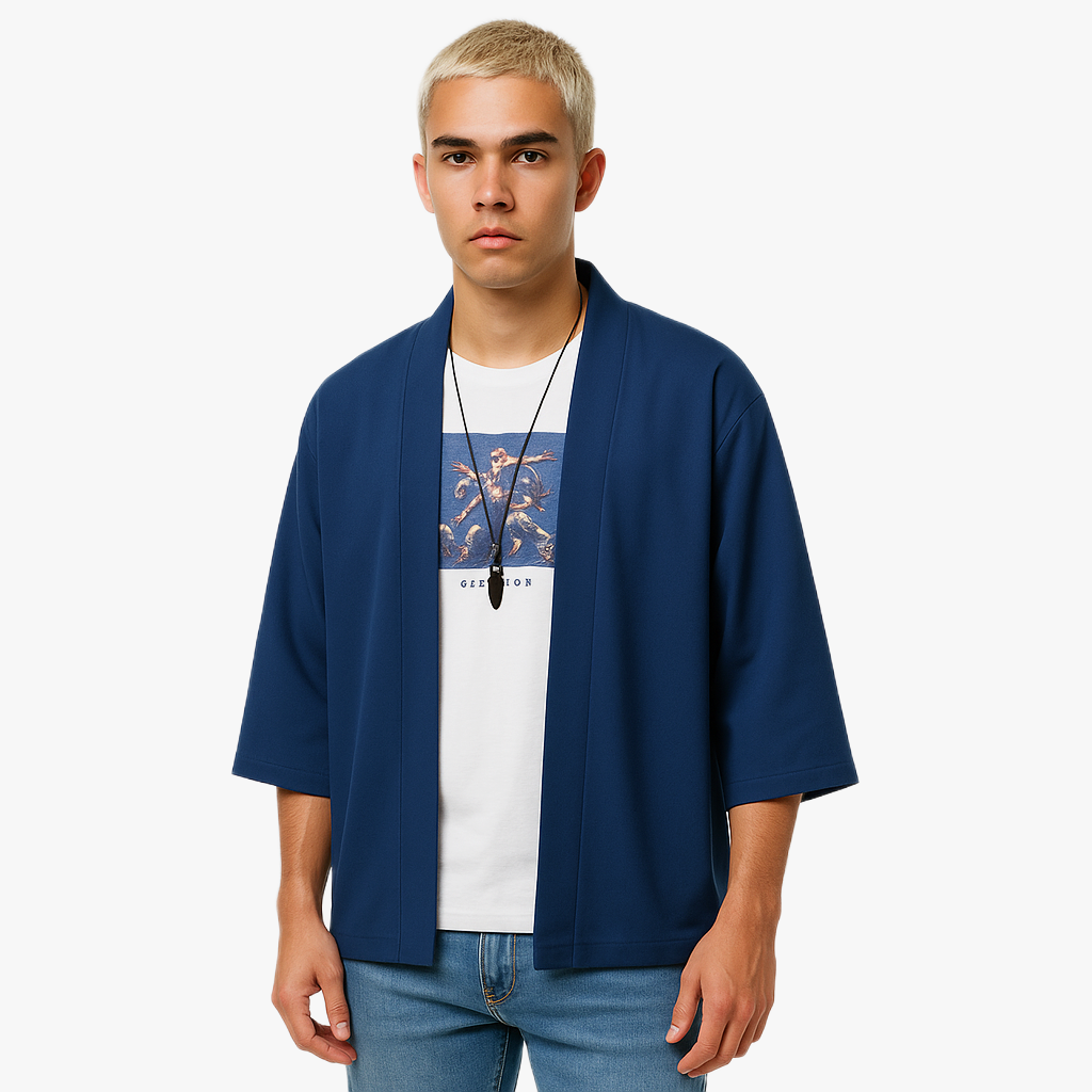 Stylish Casual Kimono Cardigan for Men