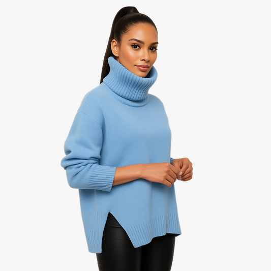 Stylish Women's Roll Neck Jumper for Winter