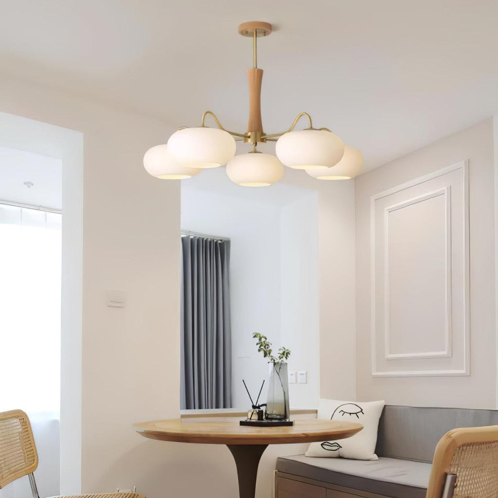 Retro Ceiling Chandelier Mid-Century Style Multi-Light Design