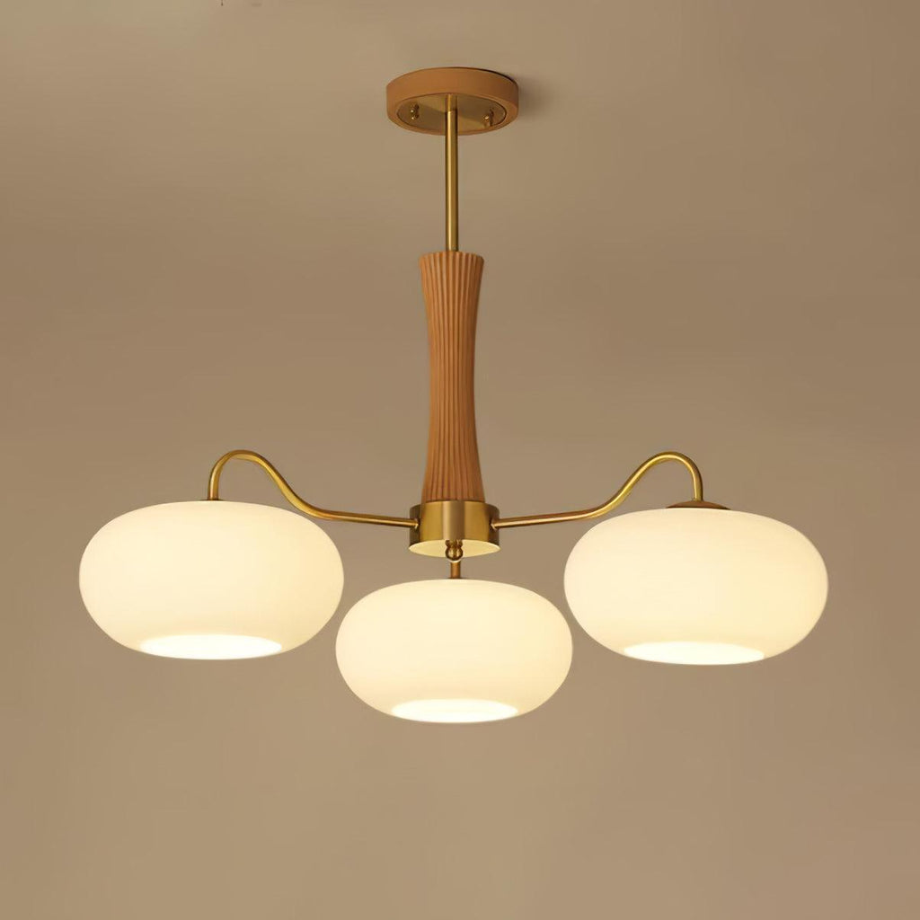 Retro Ceiling Chandelier Mid-Century Style Multi-Light Design