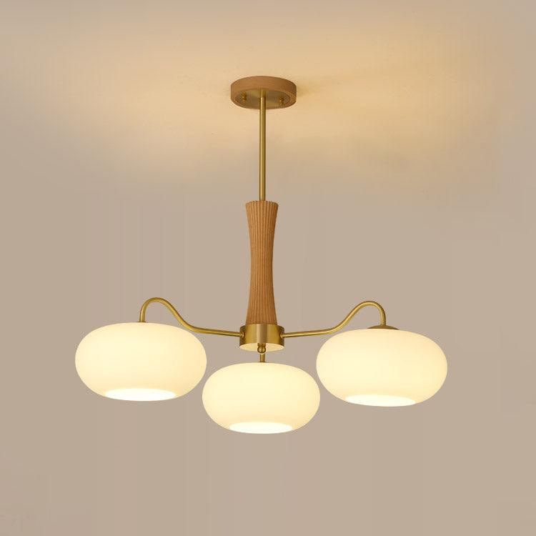 Retro Ceiling Chandelier Mid-Century Style Multi-Light Design