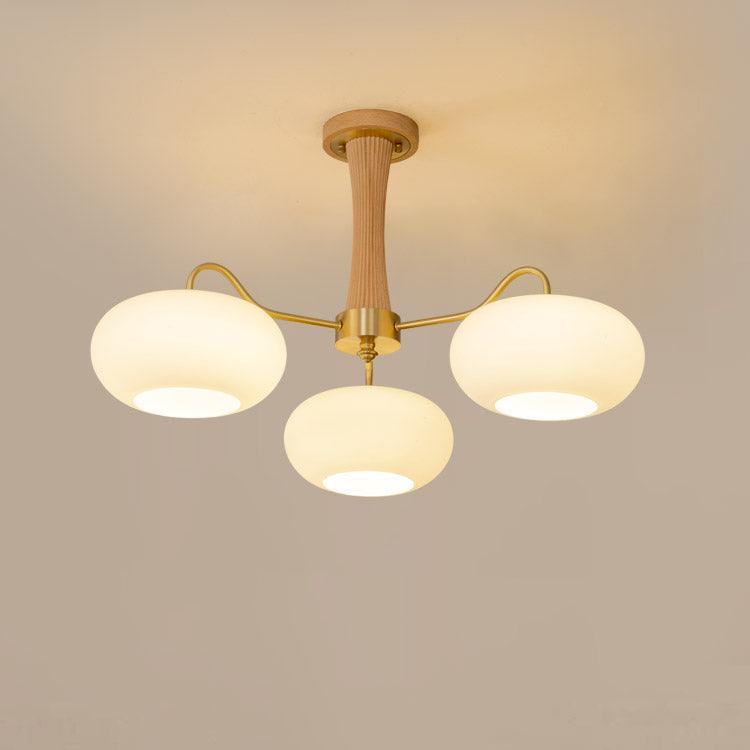 Retro Ceiling Chandelier Mid-Century Style Multi-Light Design