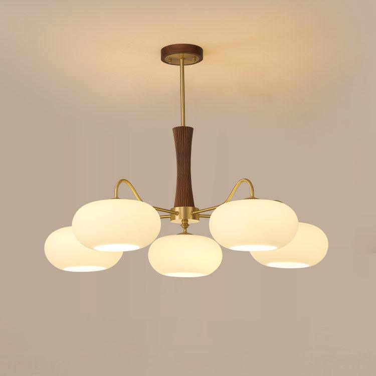 Retro Ceiling Chandelier Mid-Century Style Multi-Light Design