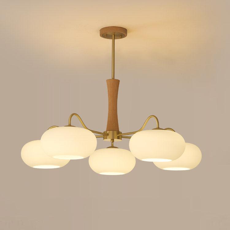 Retro Ceiling Chandelier Mid-Century Style Multi-Light Design