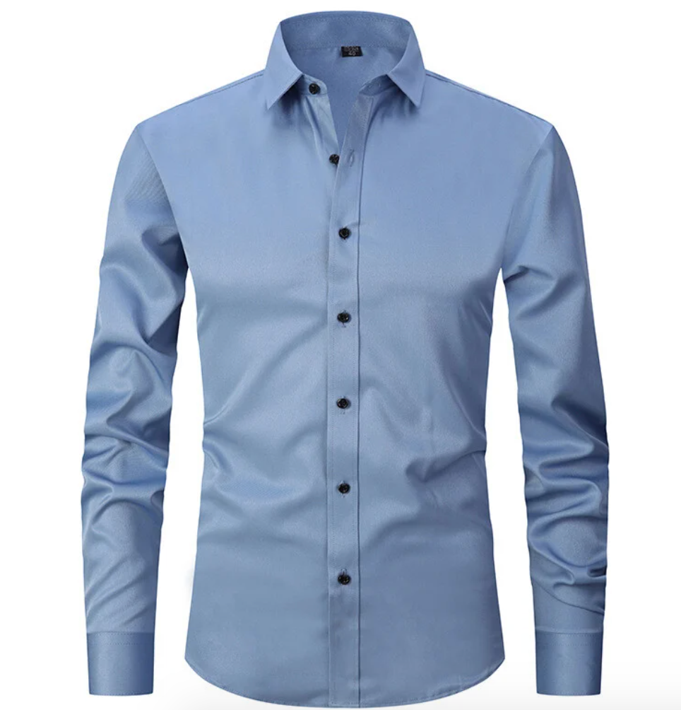 Men’s Flexible Tailored Stretch Shirt for All-Day Ease