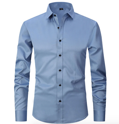 Men’s Flexible Tailored Stretch Shirt for All-Day Ease