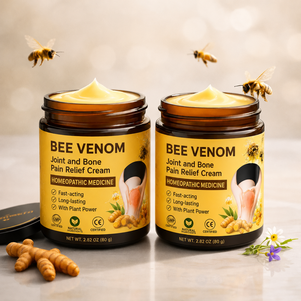 Crema Hidratante Diaria con Veneno de Abeja para Rostro y Cuerpo – Paquete de 2