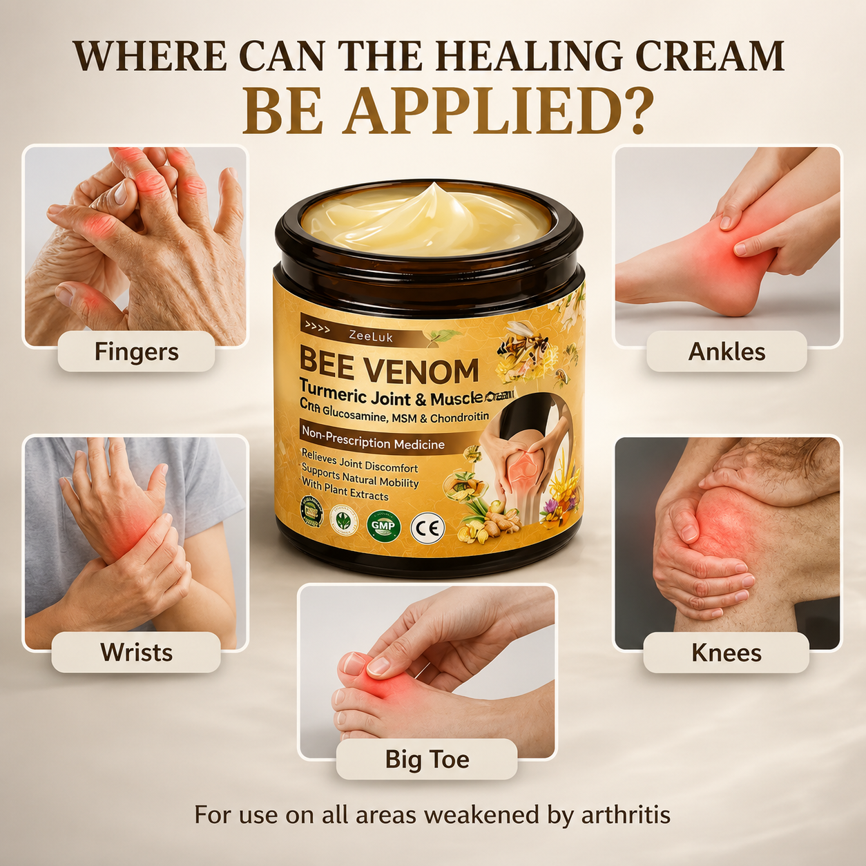 Crema Hidratante Diaria con Veneno de Abeja para Rostro y Cuerpo – Paquete de 2