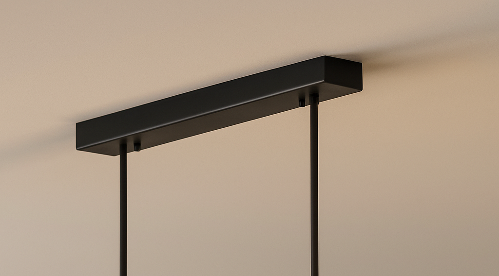 Contemporary LED Linear Pendant Adjustable Dimmable Hanging Light
