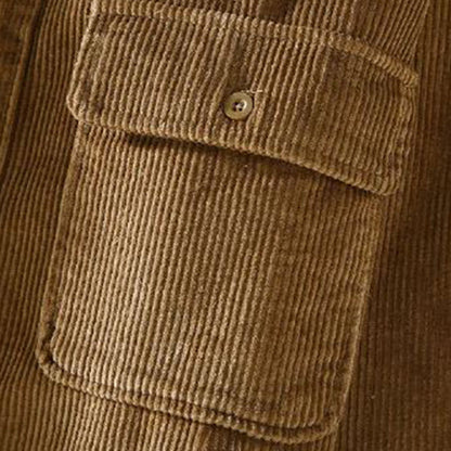 Men’s Casual Corduroy-Style Jacket Winter Comfort Layer