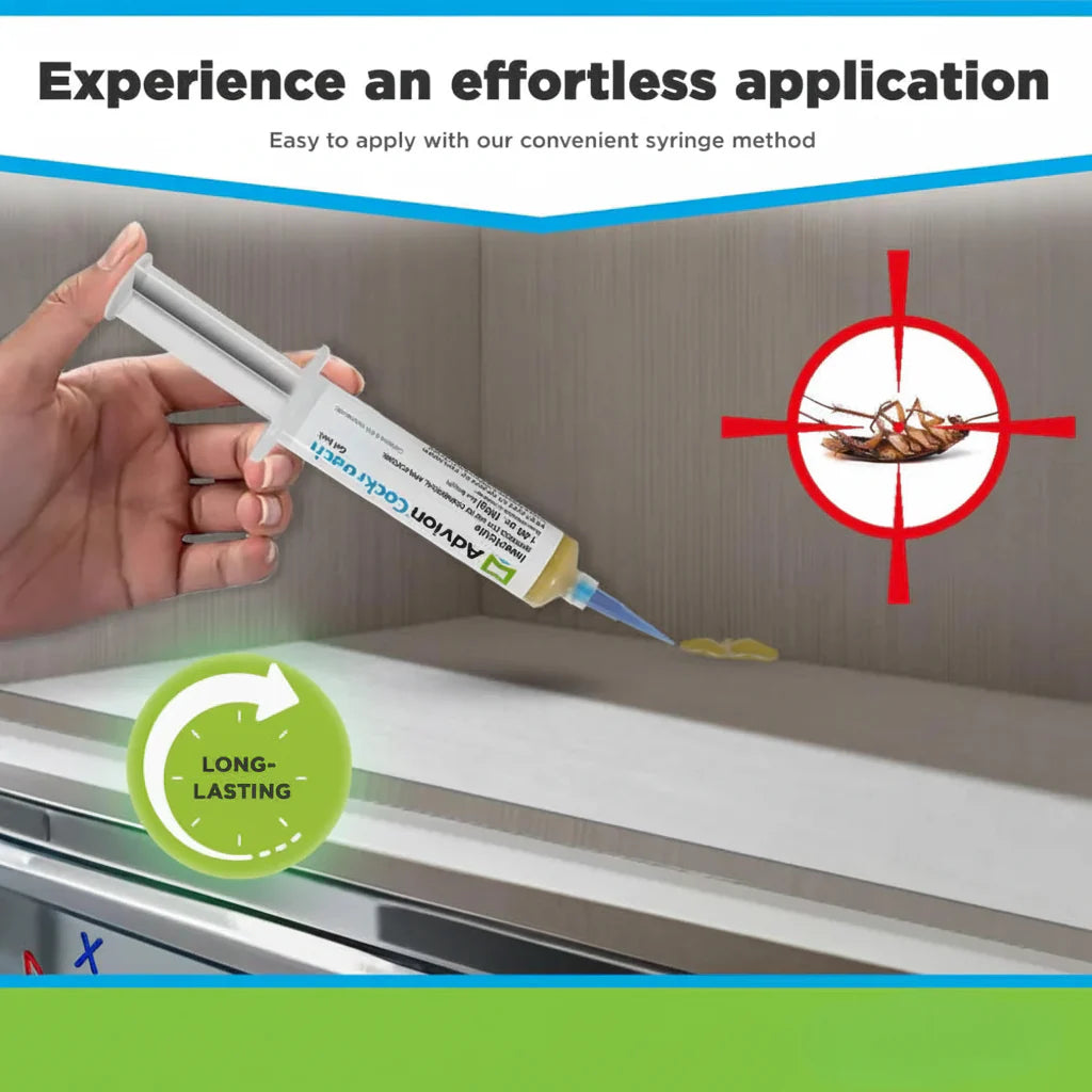 Cockroach Control Gel Syringe for Targeted Pest Control