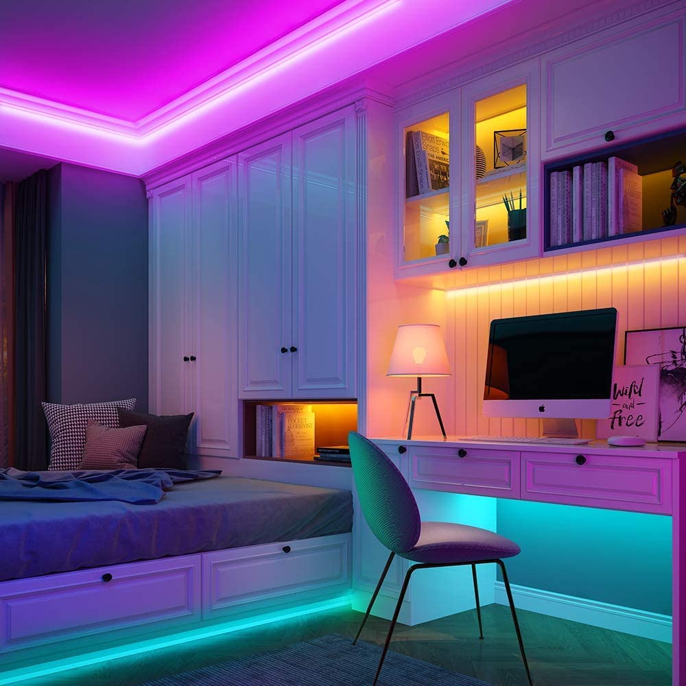 LED Strip Light Waterproof Remote-Control Colour-Changing Strip