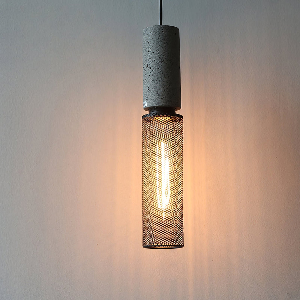 Minimalist Industrial Cylindrical Design Pendant Light
