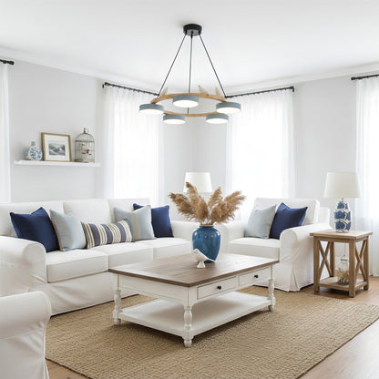 Velora Bird Round Chandelier