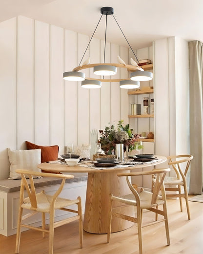 Velora Bird Round Chandelier