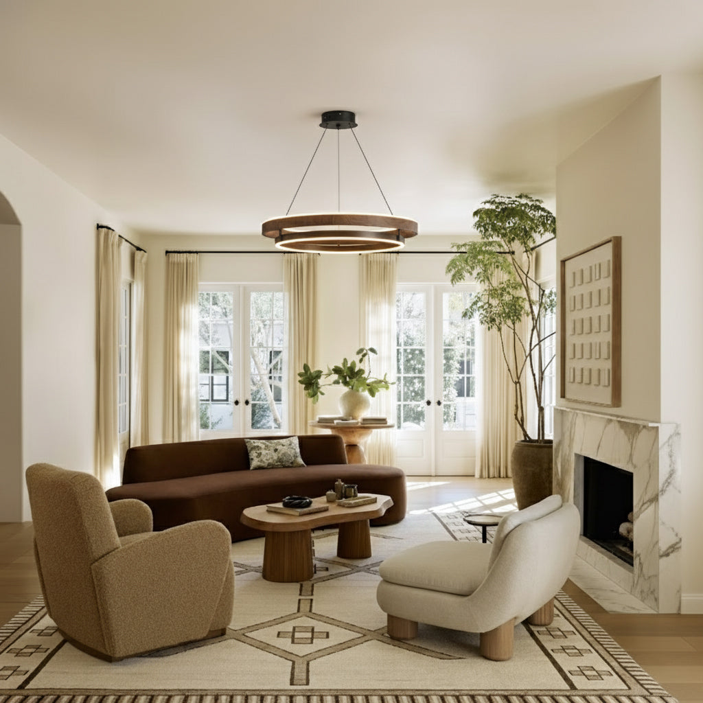 Aureon Halo Pendant Chandelier