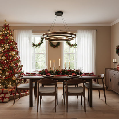 Aureon Halo Pendant Chandelier