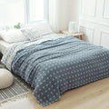 Lightweight Comfort Blanket Stylish Diamond Pattern