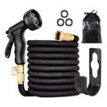 Expandable Garden Hose with 8‑Mode Spray Nozzle Leak‑Proof & Anti‑Kink