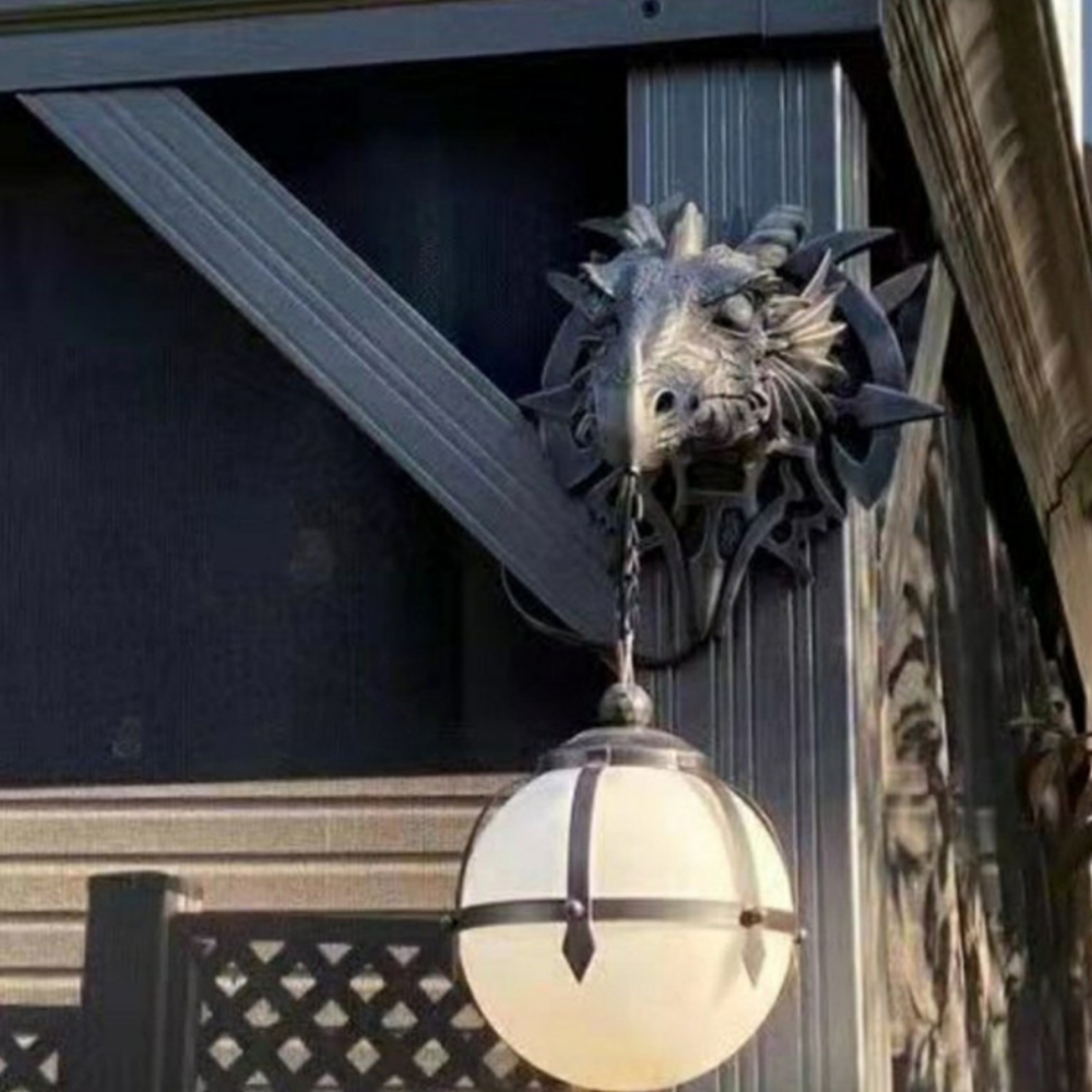 Dragon Head Wall Light Fantasy Wall Mounted Accent Lighting