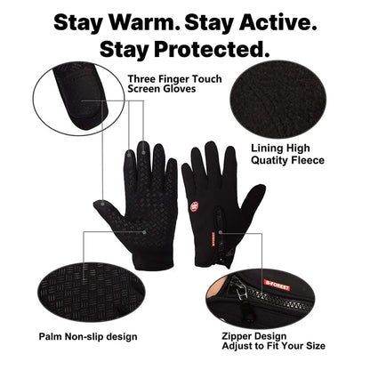 Electric Heated Gloves Waterproof Outdoor Thermal Wear