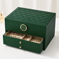 Jewelry Storage Box Compact Multi-Tier Drawer Organizer