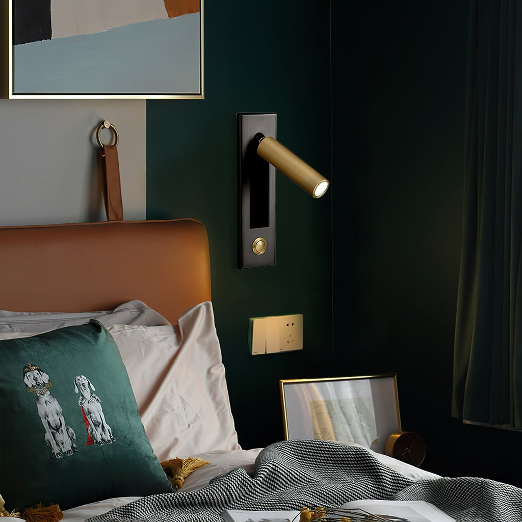 Slim Flush‑Mount Reading Wall Lamp
