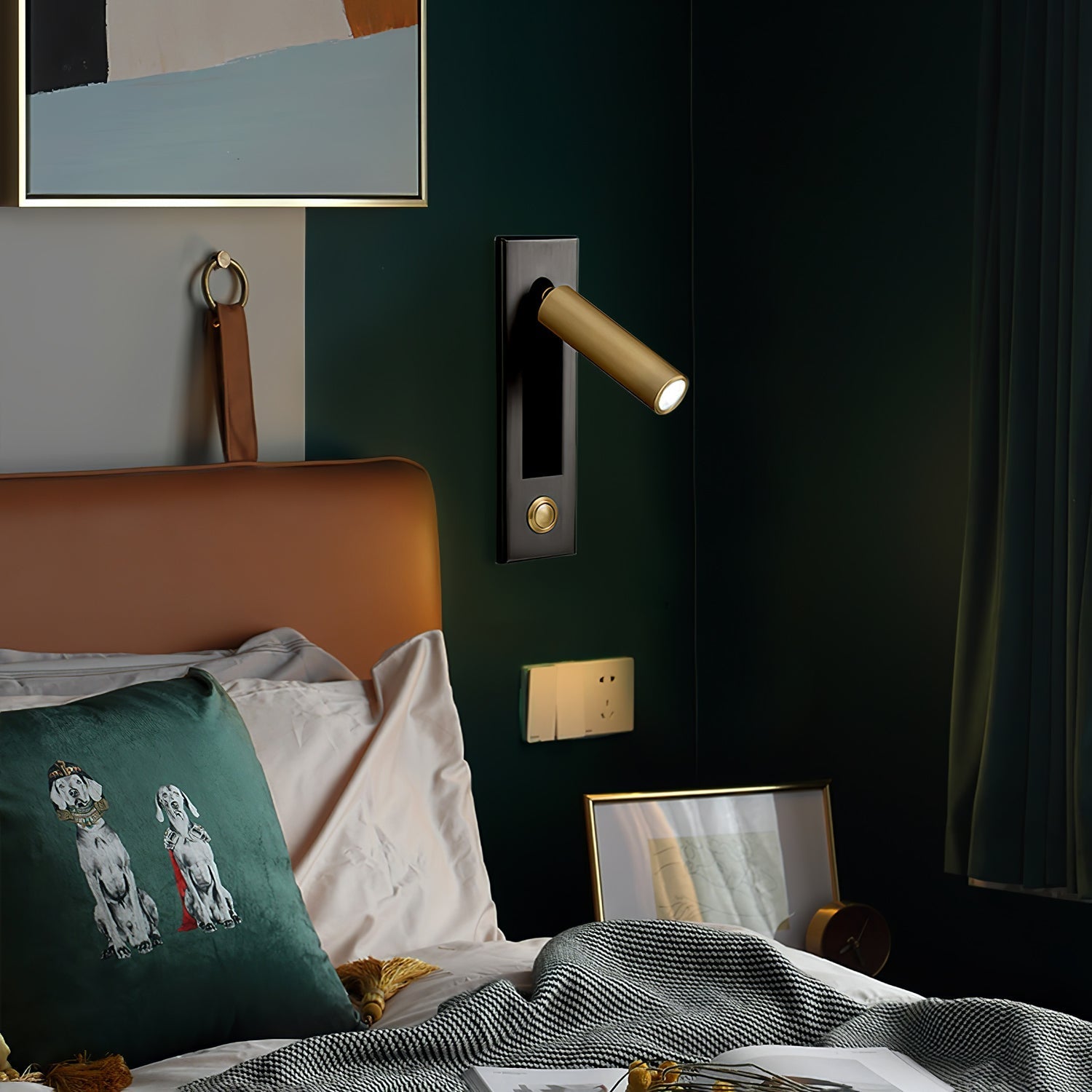 Slim Flush‑Mount Reading Wall Lamp