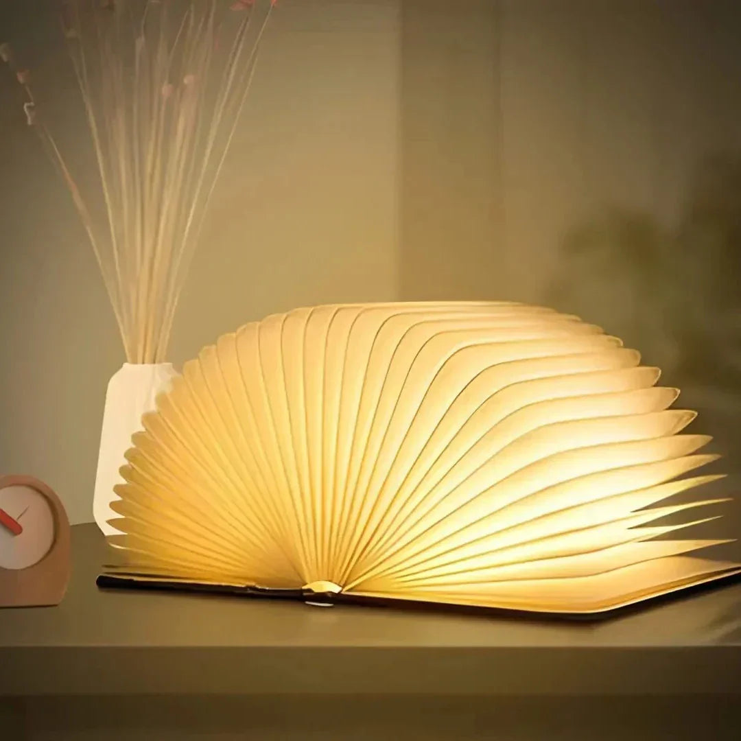 Decorative Book Shaped LED Night Light USB Rechargeable