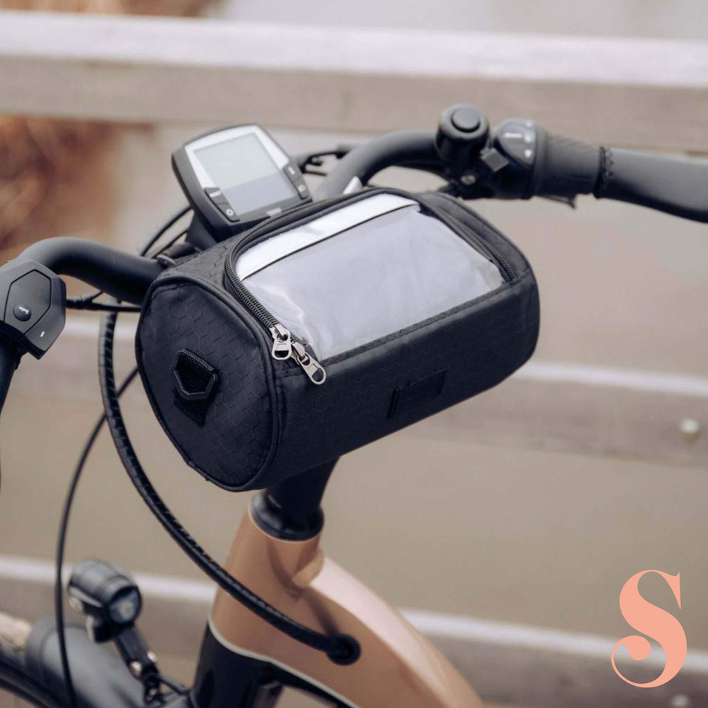Cycling Storage Bag with Clear Phone Access and Secure Fit
