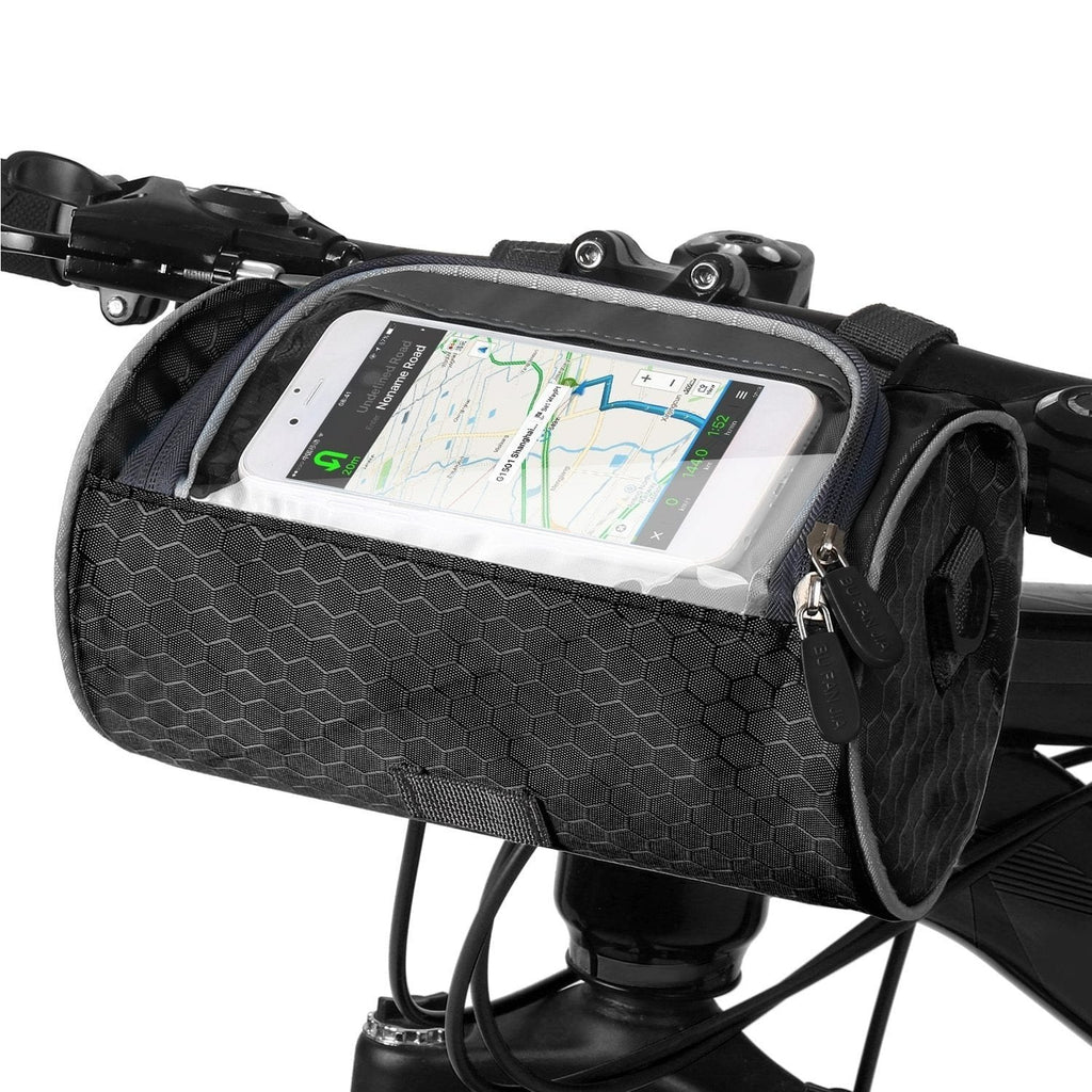 Cycling Storage Bag with Clear Phone Access and Secure Fit