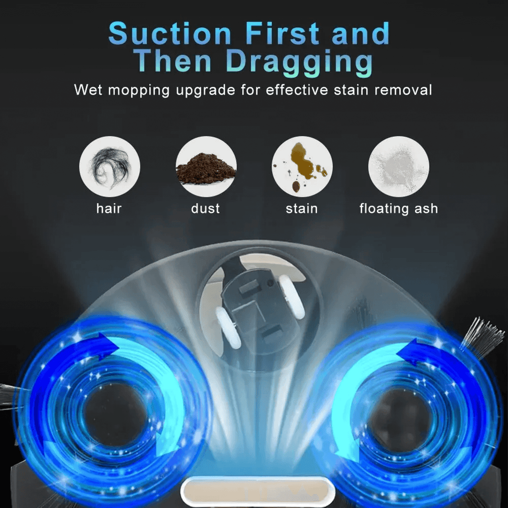 Automatic Robot Vacuum Multi-Surface Vacuum and Mop Cleaner