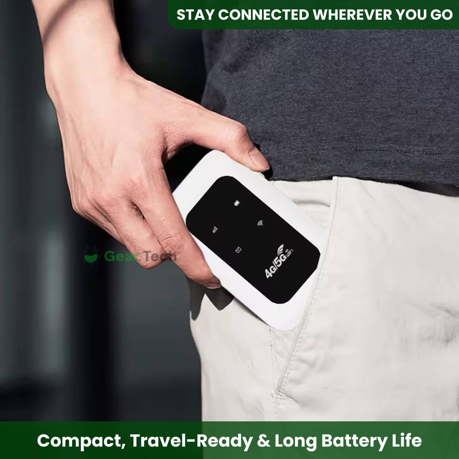 Portable Wi‑Fi Router Travel, Camping & Home Backup