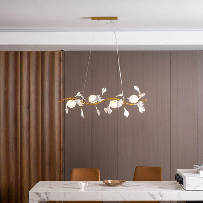 Lunaris Gingko Chandelier