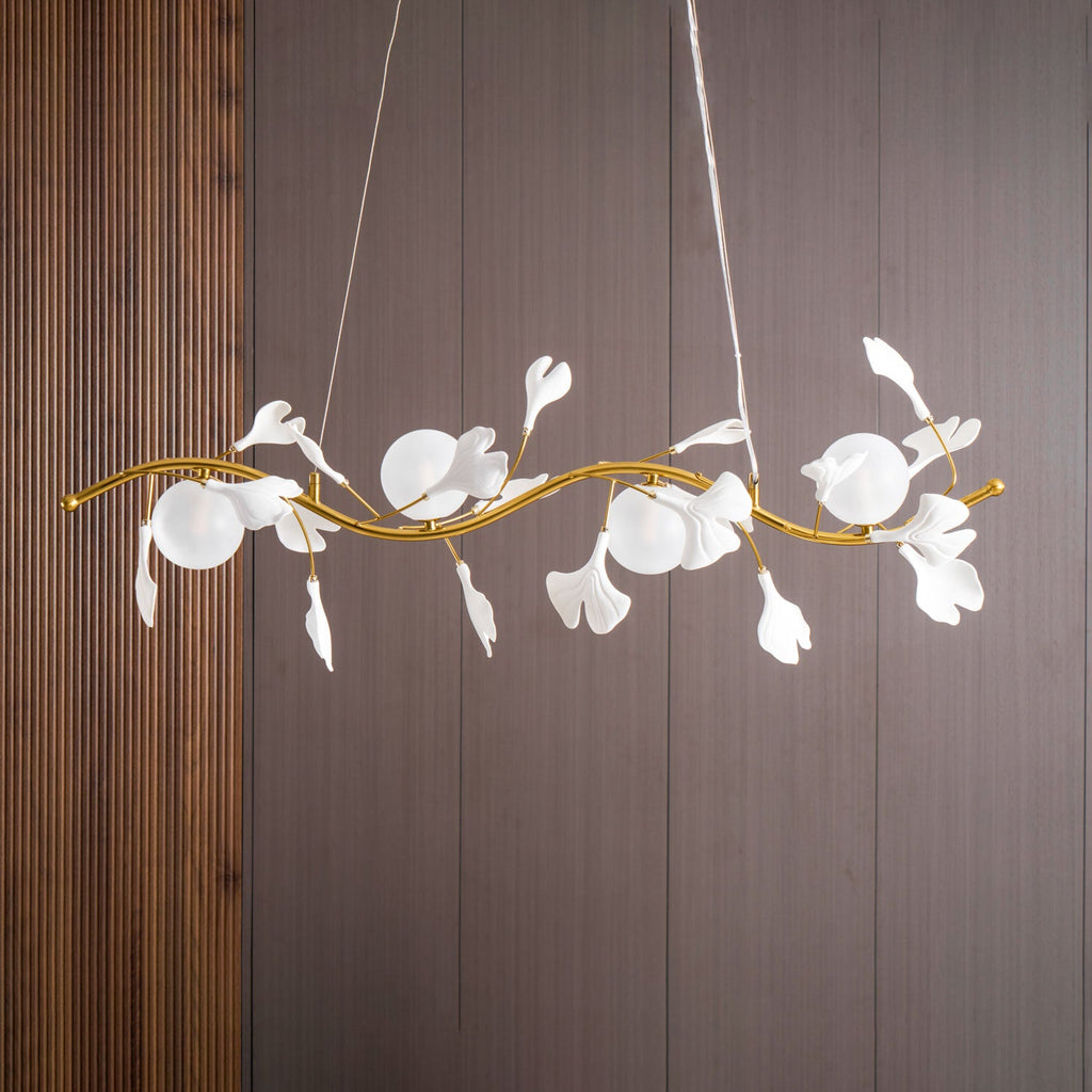 Lunaris Gingko Chandelier