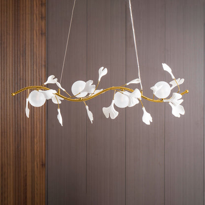 Lunaris Gingko Chandelier