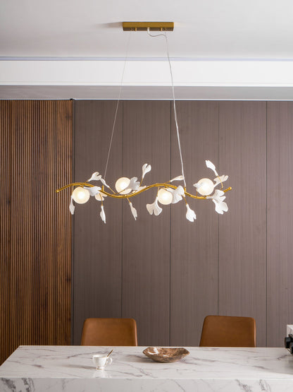 Lunaris Gingko Chandelier