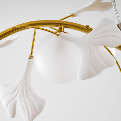 Lunaris Gingko Chandelier